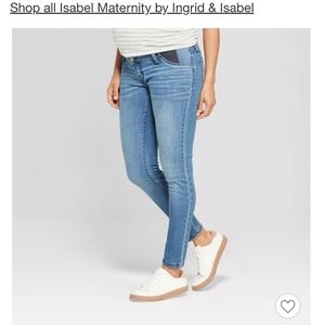 Isabel pregnancy skinny Jean blue size 2 used